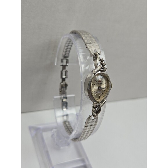 Vintage Waltham 23 Jewels Manual Wind Watch Rolled Gold Plated Diamond Accent main image 5